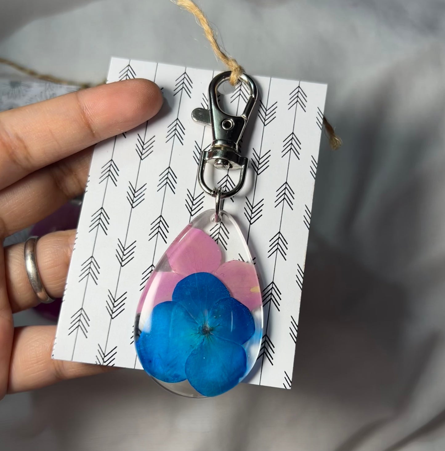 THE MAYURI bag charm/keychain