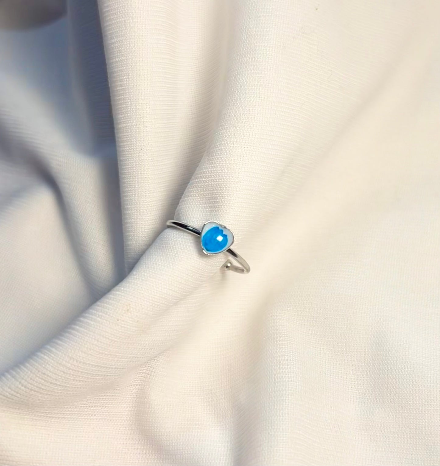 THE BLUE HEART ring
