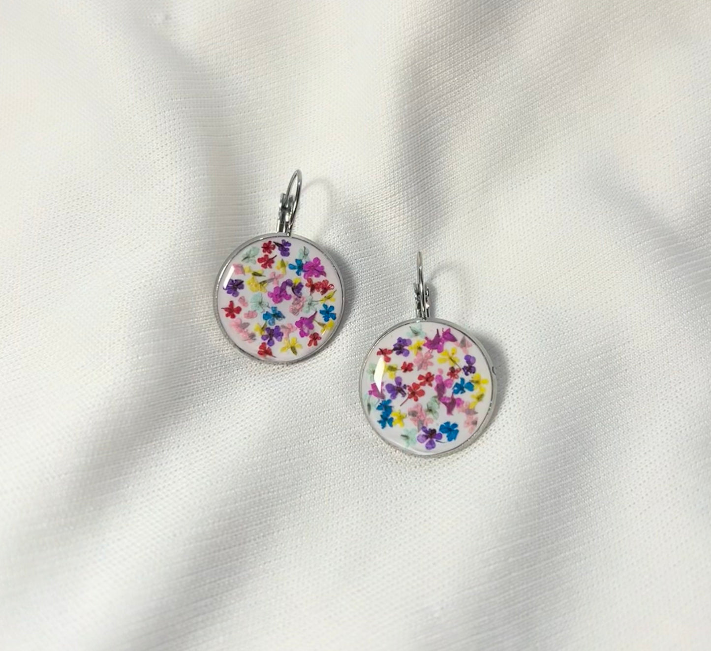THE LUMA silver earrings