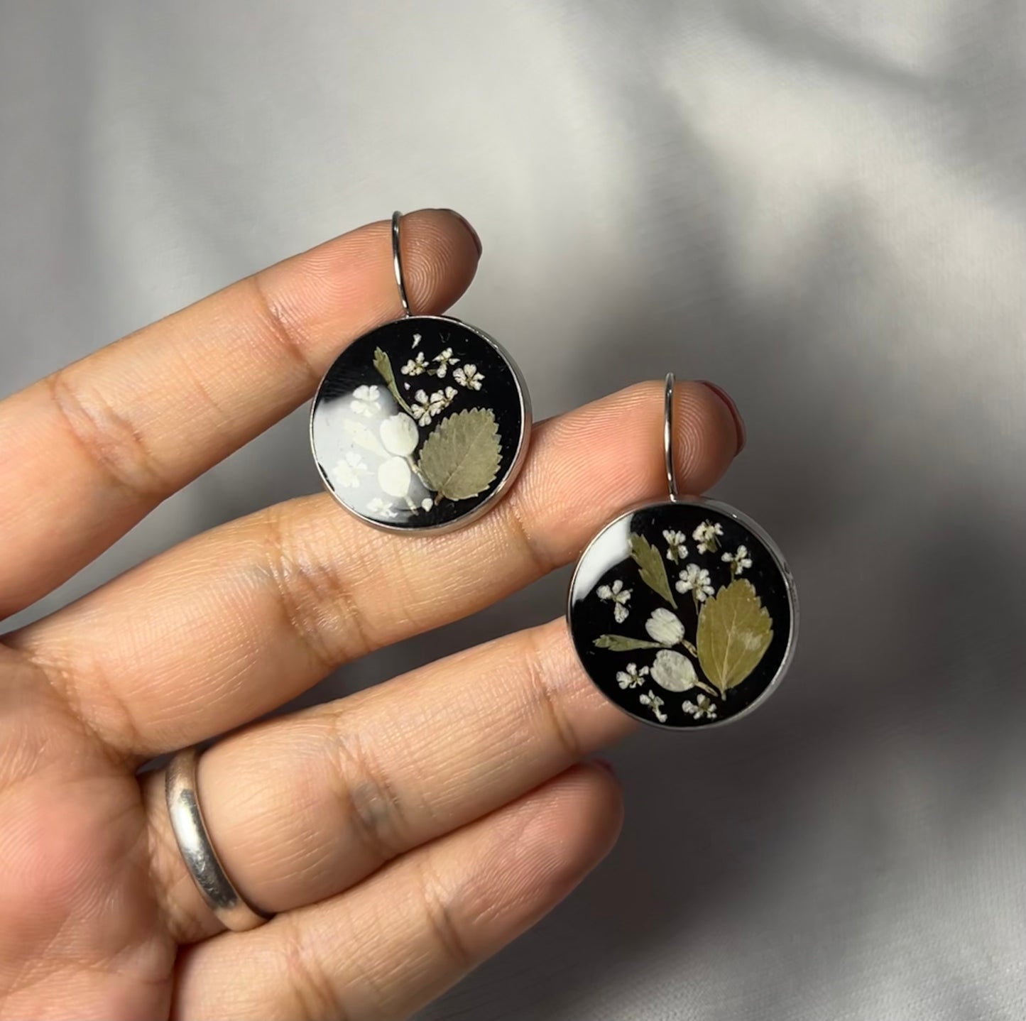 THE PIXIE silver earrings