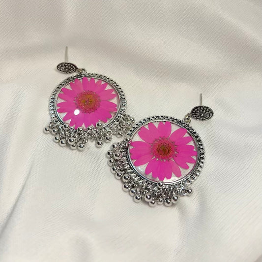 THE SHRI oxidised jhumka