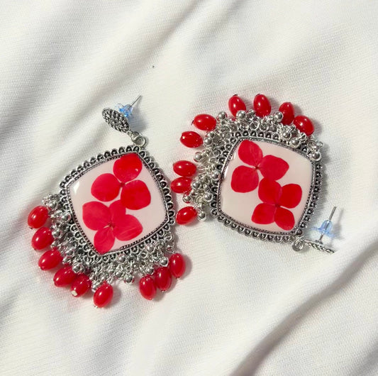 THE TITHI oxidised jhumka