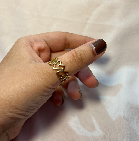 THE PYAAR Gold Ring