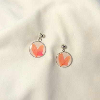 THE PEACHY silver earrings