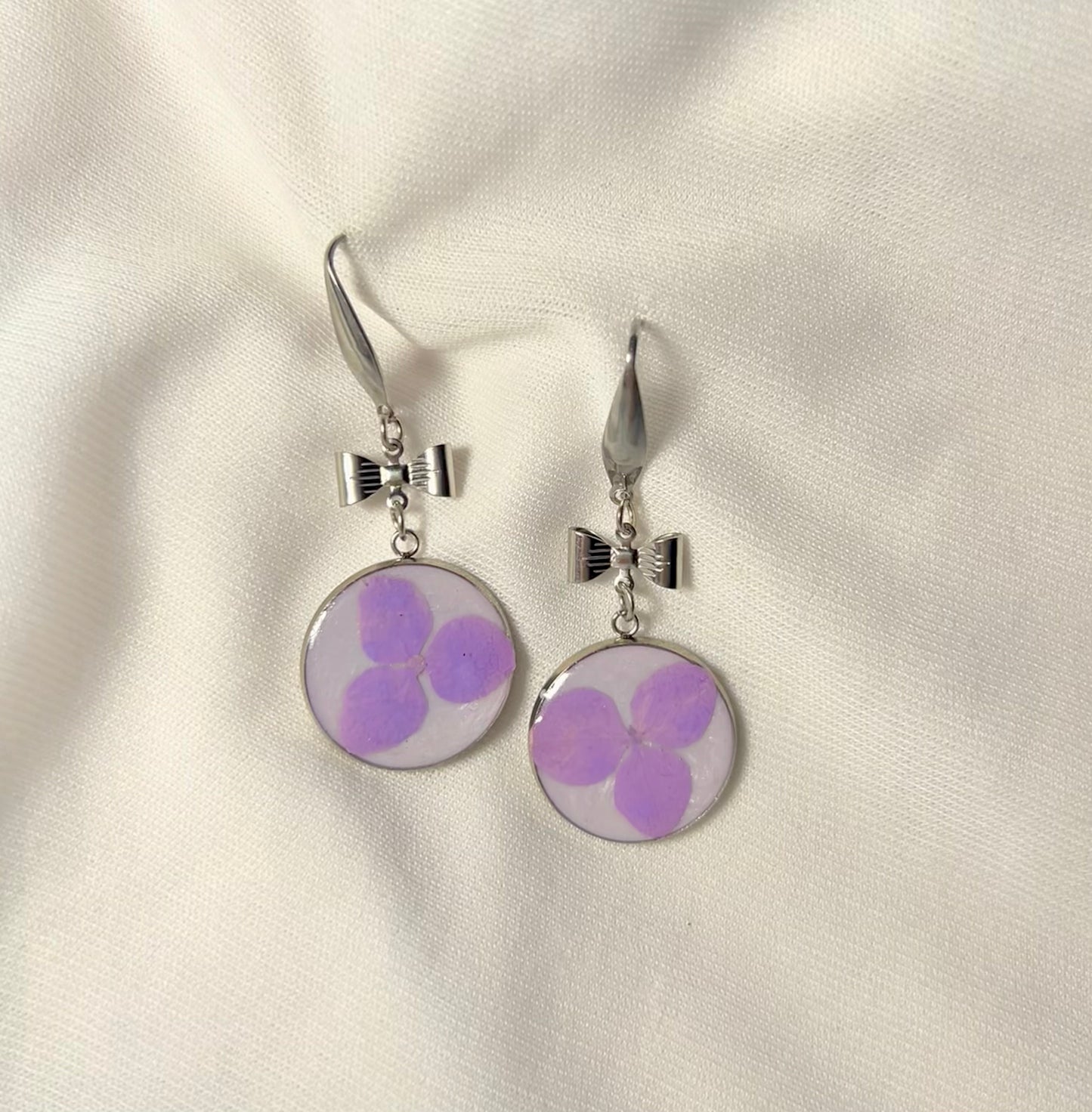 THE HINA silver earrings