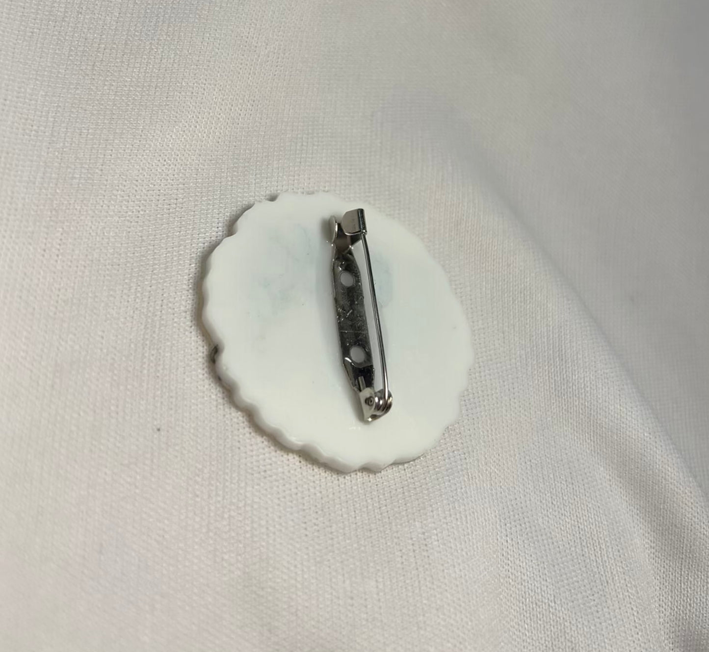 The "COFFEE MAKES LIFE BETTER" brooch