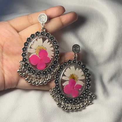 THE PIHU oxidized jhumkas