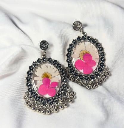 THE PIHU oxidized jhumkas