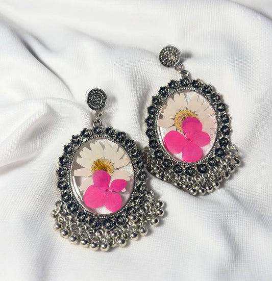 THE PIHU oxidized jhumkas