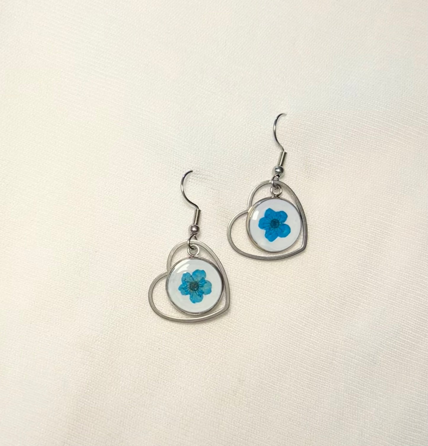 THE BLUEY silver earrings