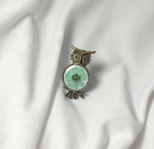 THE ANIKA antique owl ring