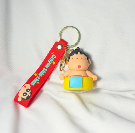 THE RELAXED SHINCHAN keychain