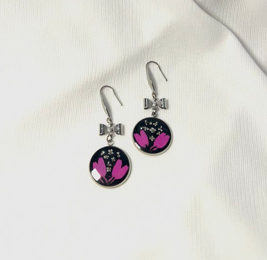 THE PENNY silver earrings