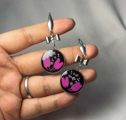 THE PENNY silver earrings