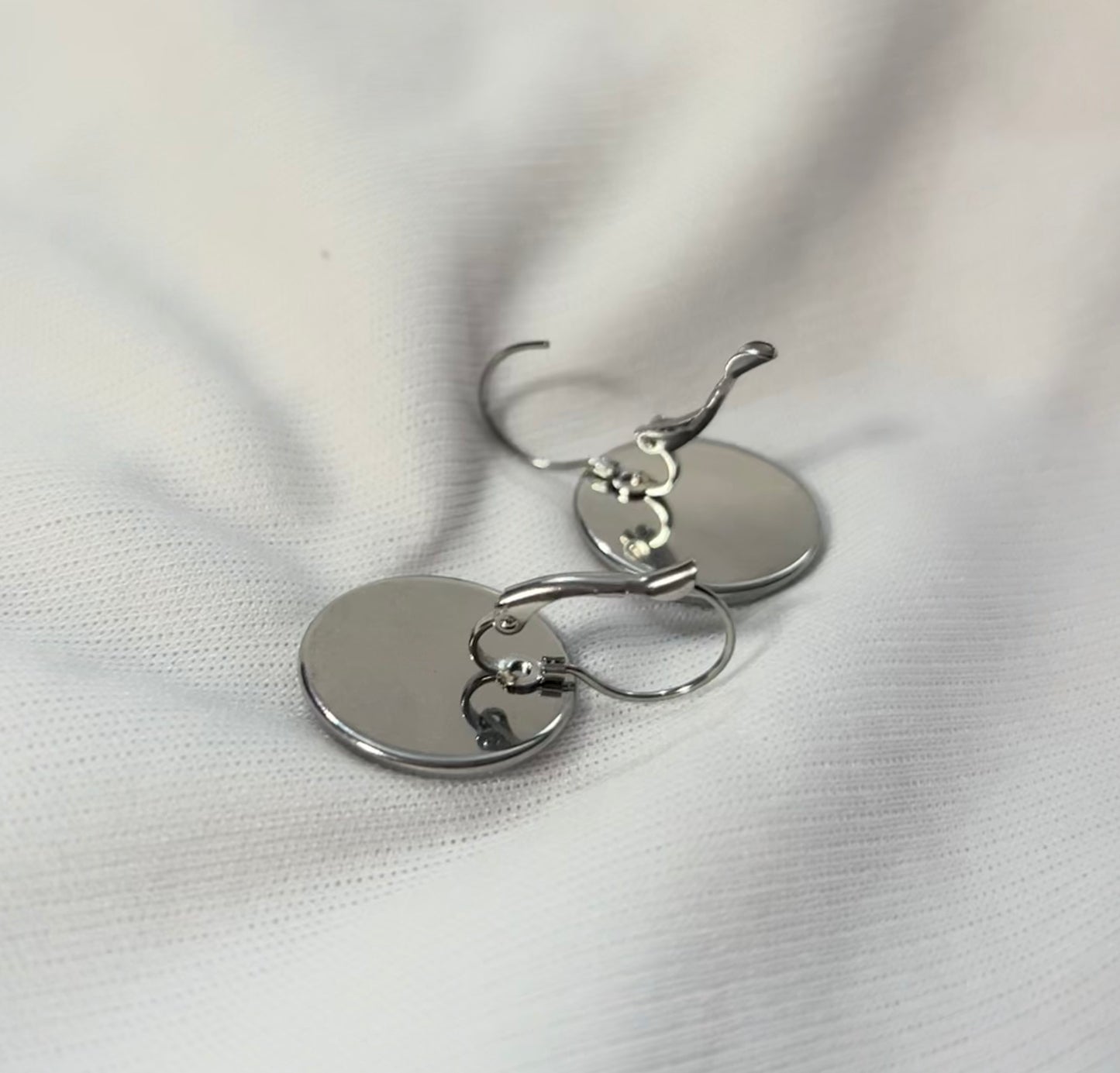 THE LUMA silver earrings