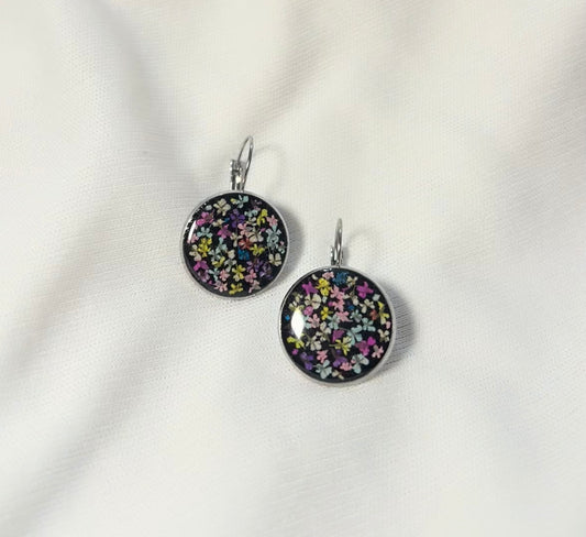 THE NOIR silver earrings