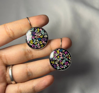 THE NOIR silver earrings
