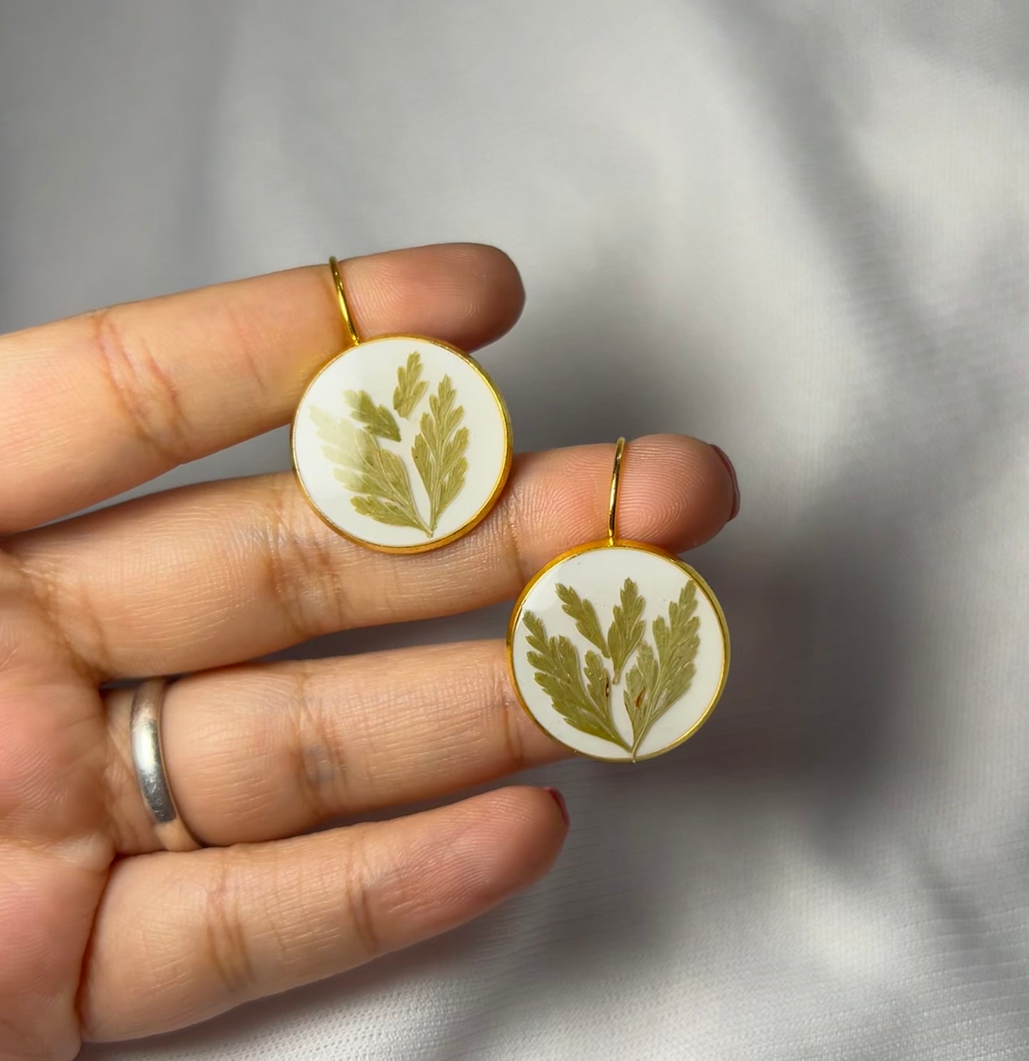 THE HEATHER gold earrings