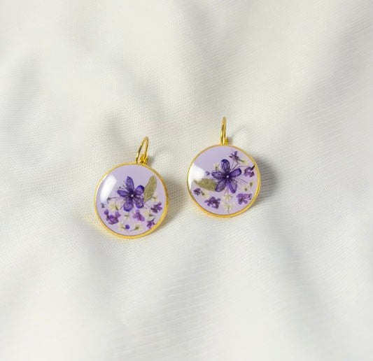 THE HALO gold earrings