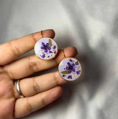 THE HALO gold earrings