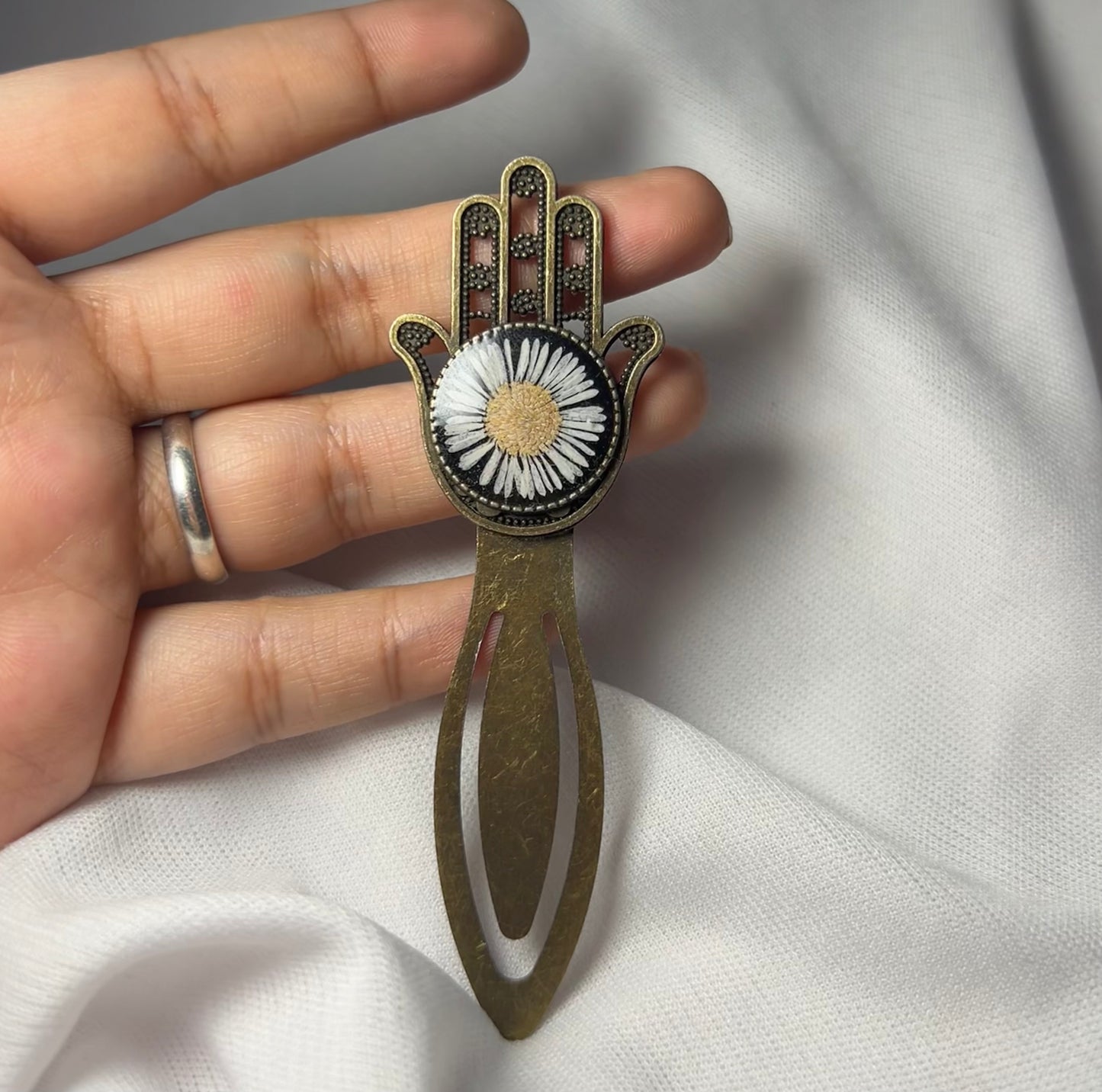 THE LOOM antique bookmark