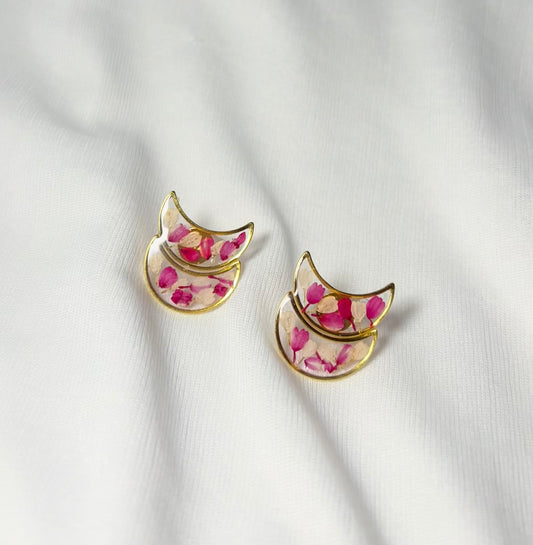 THE MOONY gold studs
